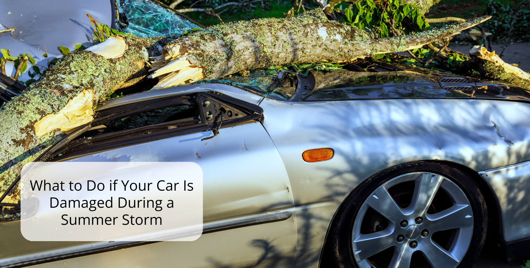 What to Do if Your Car Is Damaged During a Summer Storm